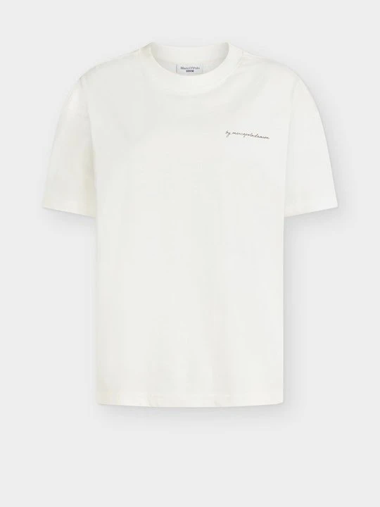 Zdjęcie produktu T-shirt z nadrukiem Marc O'Polo mleczny