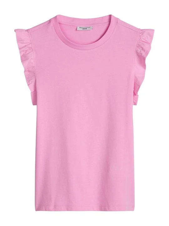 Zdjęcie produktu T-shirt z nadrukiem Marc O'Polo morelowy