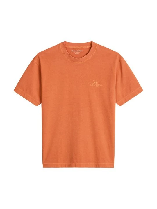 Zdjęcie produktu T-shirt z nadrukiem Marc O'Polo pomarańczowy
