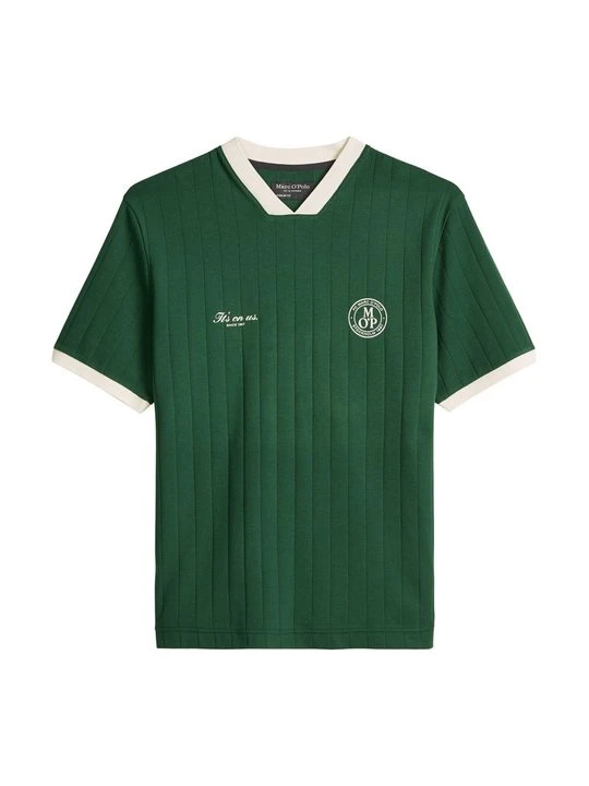 Zdjęcie produktu T-shirt z nadrukiem Marc O'Polo zielony