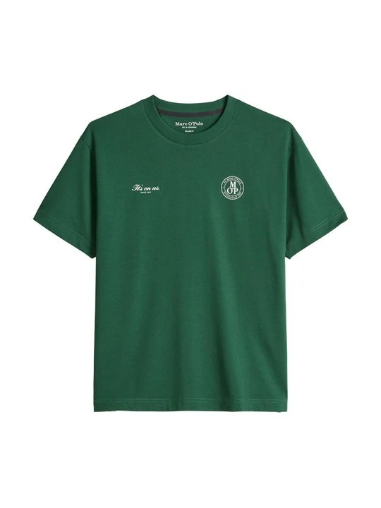 Zdjęcie produktu T-shirt z nadrukiem Marc O'Polo zielony