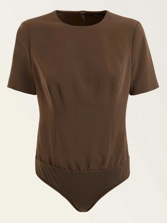 Zdjęcie produktu T-shirt z nadrukiem MARCIANO BY GUESS brązowy