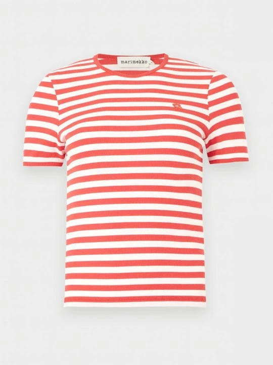 Zdjęcie produktu T-shirt z nadrukiem Marimekko czerwony