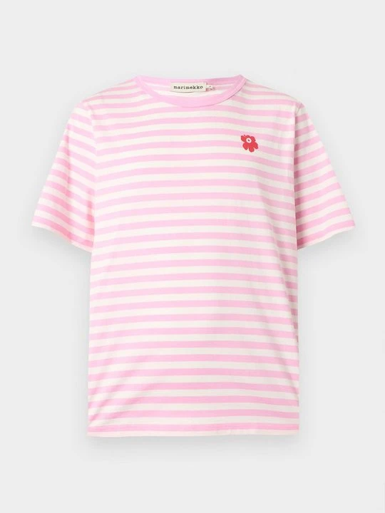 Zdjęcie produktu T-shirt z nadrukiem Marimekko mleczny