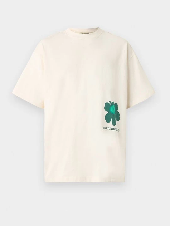 Zdjęcie produktu T-shirt z nadrukiem Marimekko zielony