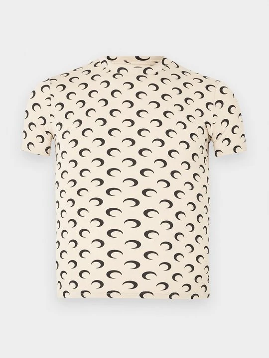 Zdjęcie produktu T-shirt z nadrukiem Marine Serre beżowy