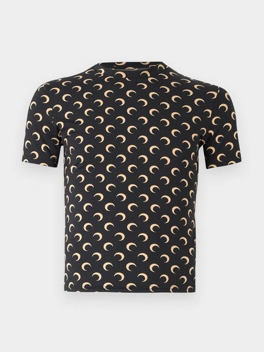 Zdjęcie produktu T-shirt z nadrukiem Marine Serre brązowy