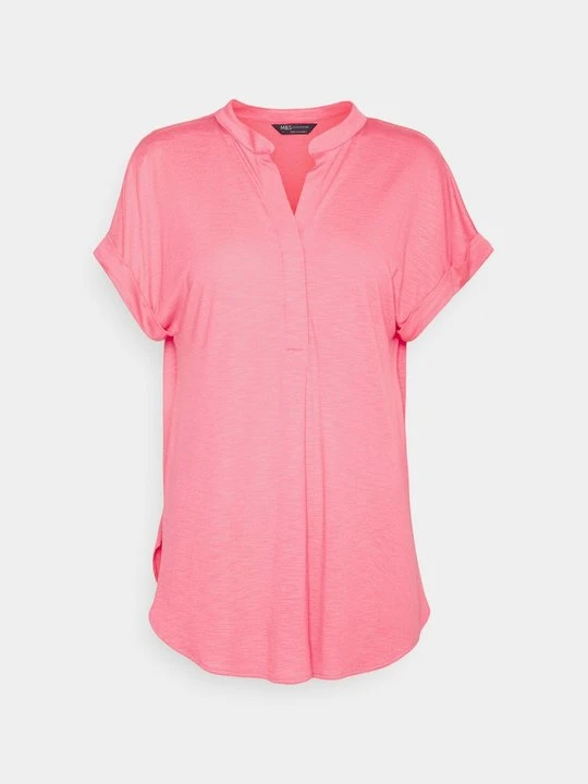 Zdjęcie produktu T-shirt z nadrukiem Marks & Spencer różowy