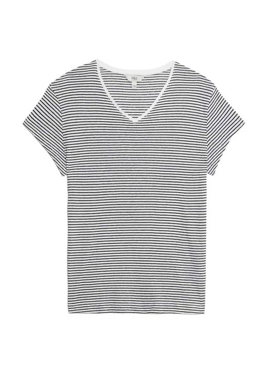 Zdjęcie produktu T-shirt z nadrukiem Marks & Spencer biały