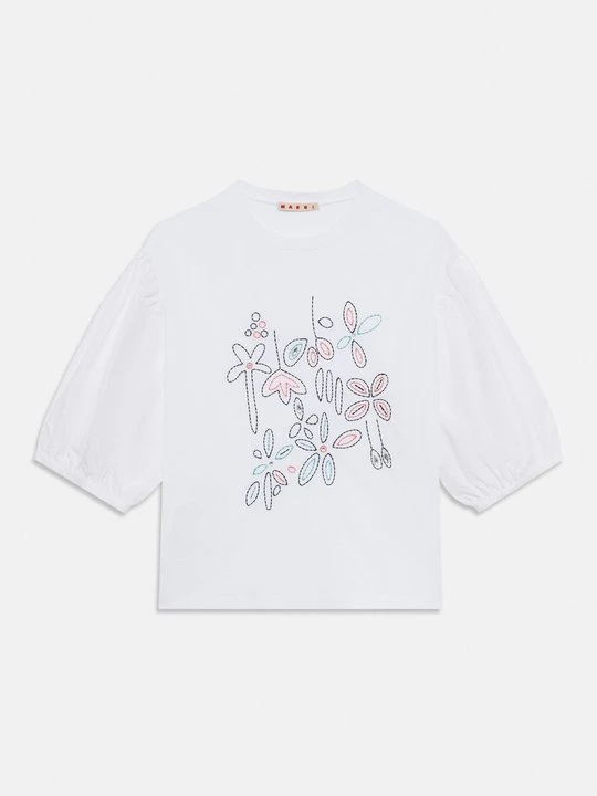 Zdjęcie produktu T-shirt z nadrukiem Marni biały