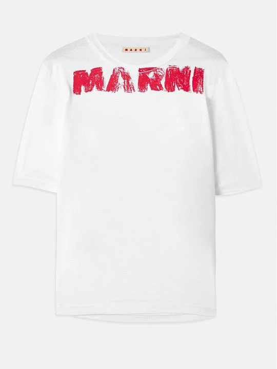 Zdjęcie produktu T-shirt z nadrukiem Marni biały