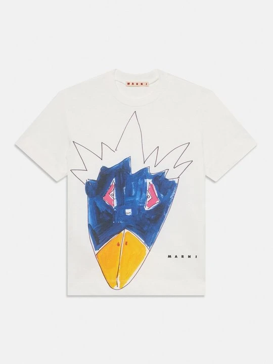Zdjęcie produktu T-shirt z nadrukiem Marni biały