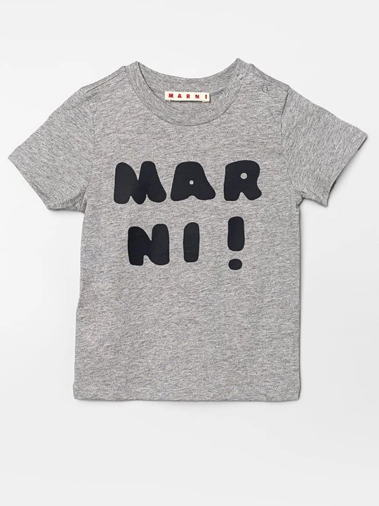 Zdjęcie produktu T-shirt z nadrukiem Marni szary