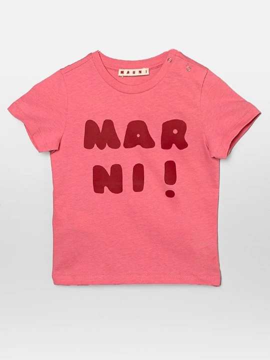 Zdjęcie produktu T-shirt z nadrukiem Marni różowy