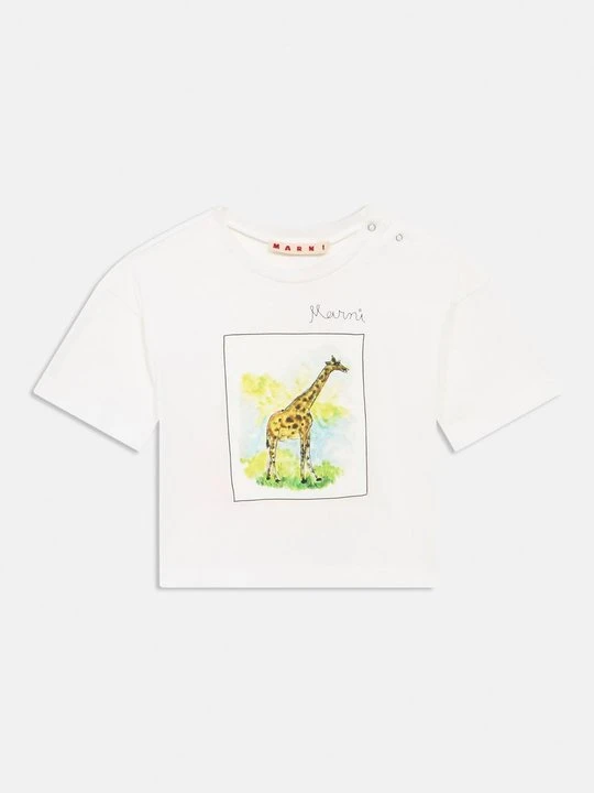 Zdjęcie produktu T-shirt z nadrukiem Marni biały