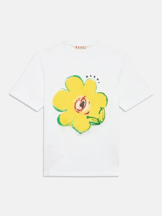 Zdjęcie produktu T-shirt z nadrukiem Marni biały