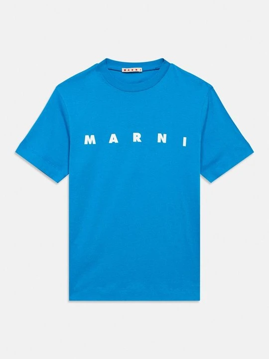Zdjęcie produktu T-shirt z nadrukiem Marni niebieski
