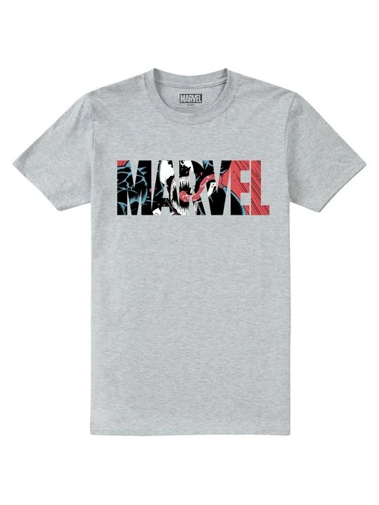Zdjęcie produktu T-shirt z nadrukiem Marvel szary