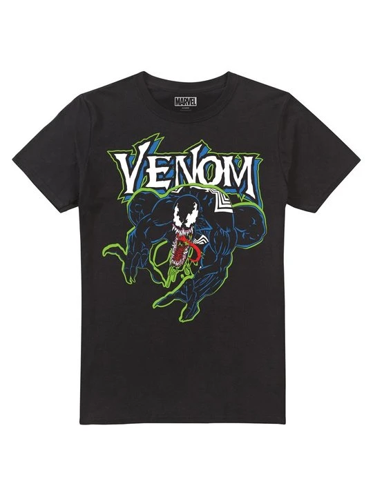 Zdjęcie produktu T-shirt z nadrukiem Marvel czarny