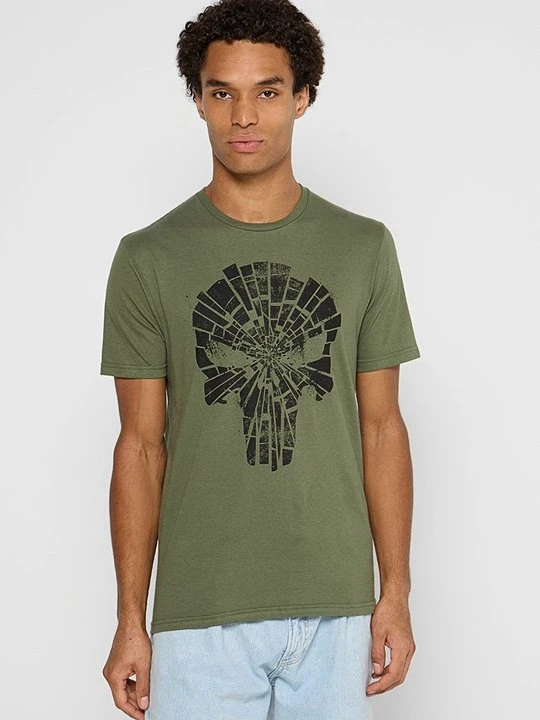 Zdjęcie produktu T-shirt z nadrukiem Marvel khaki