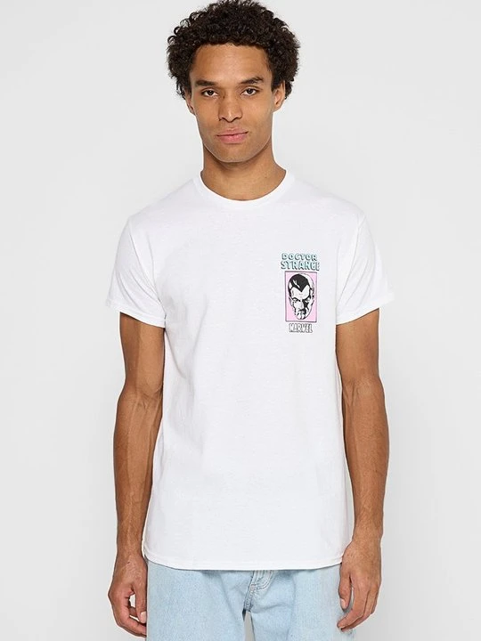 Zdjęcie produktu T-shirt z nadrukiem Marvel biały