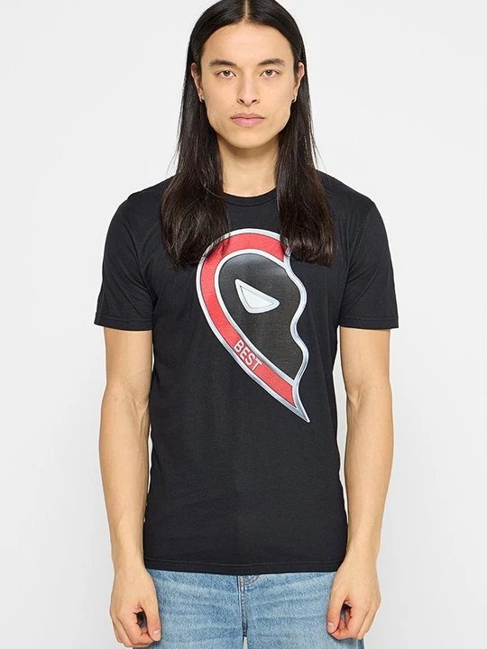 Zdjęcie produktu T-shirt z nadrukiem Marvel czarny