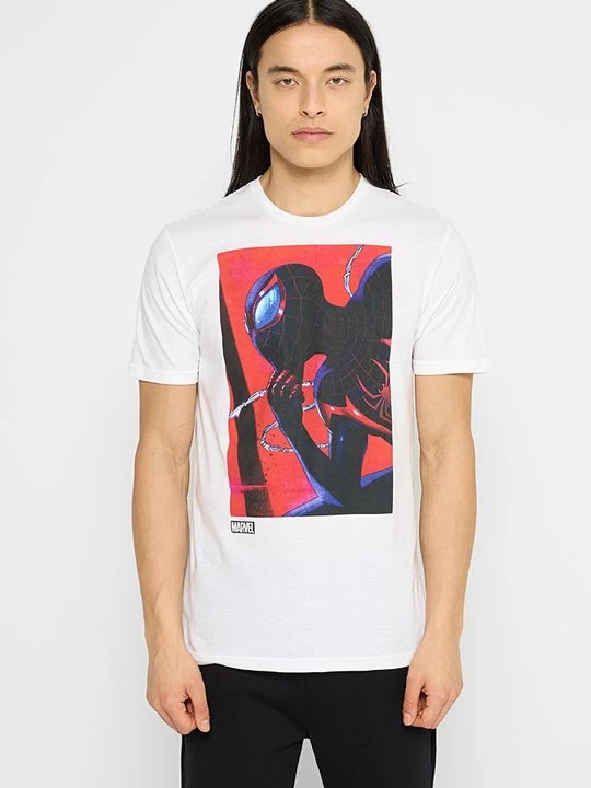 Zdjęcie produktu T-shirt z nadrukiem Marvel biały