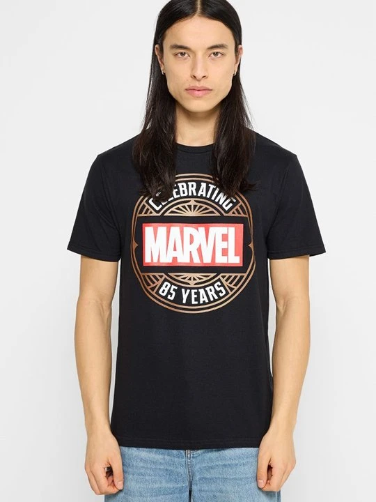 Zdjęcie produktu T-shirt z nadrukiem Marvel czarny