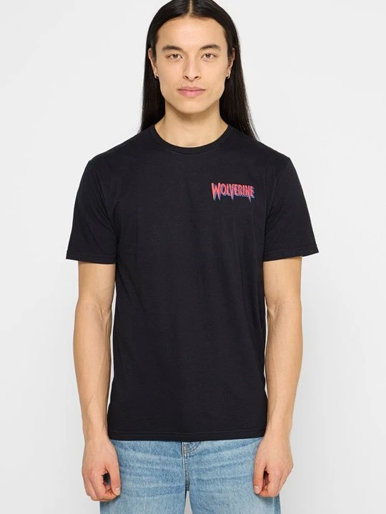 Zdjęcie produktu T-shirt z nadrukiem Marvel czarny