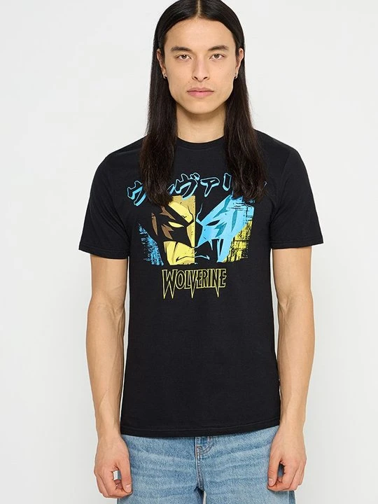 Zdjęcie produktu T-shirt z nadrukiem Marvel czarny