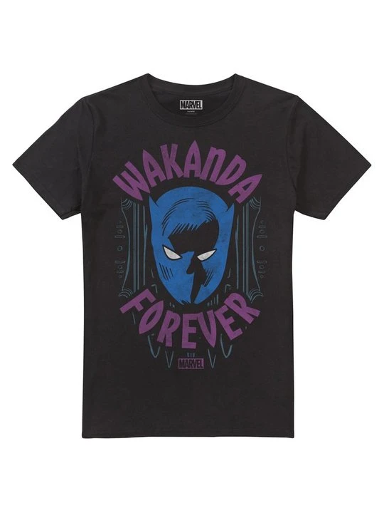 Zdjęcie produktu T-shirt z nadrukiem Marvel czarny