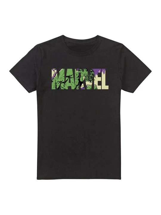 Zdjęcie produktu T-shirt z nadrukiem Marvel czarny