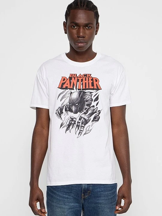 Zdjęcie produktu T-shirt z nadrukiem Marvel biały