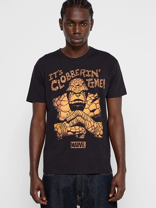 Zdjęcie produktu T-shirt z nadrukiem Marvel czarny