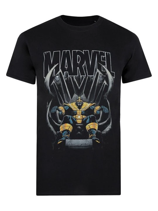 Zdjęcie produktu T-shirt z nadrukiem Marvel czarny