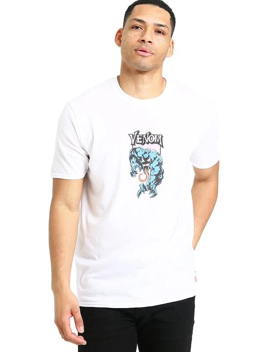 Zdjęcie produktu T-shirt z nadrukiem Marvel biały
