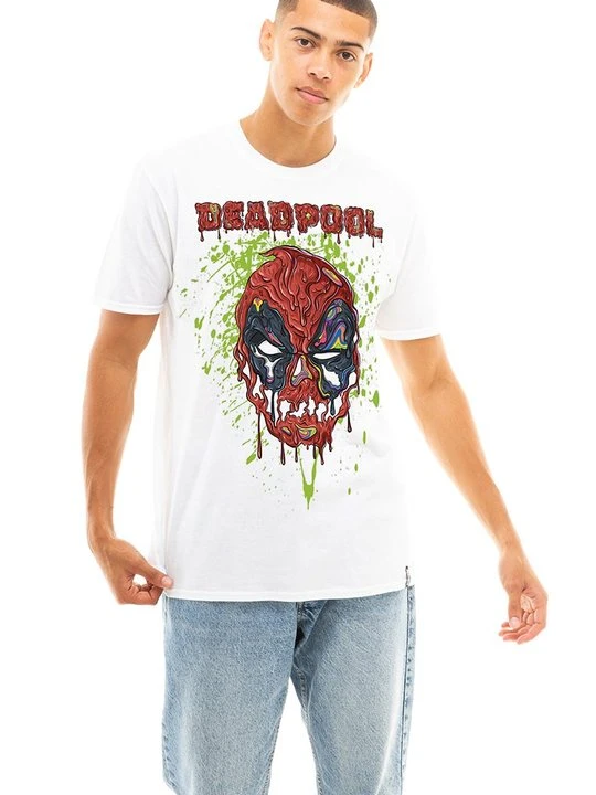Zdjęcie produktu T-shirt z nadrukiem Marvel biały