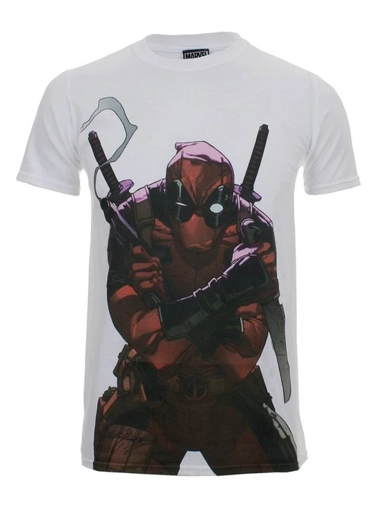 Zdjęcie produktu T-shirt z nadrukiem Marvel biały