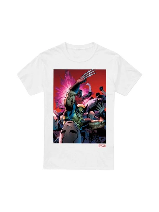 Zdjęcie produktu T-shirt z nadrukiem Marvel biały