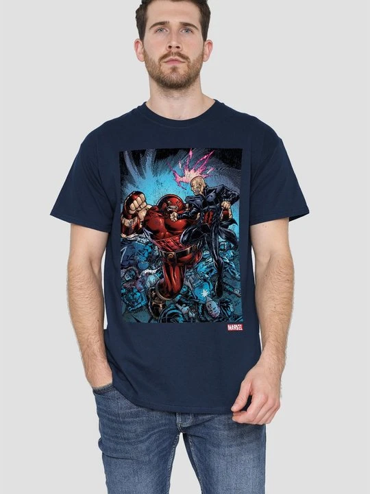 Zdjęcie produktu T-shirt z nadrukiem Marvel czarny