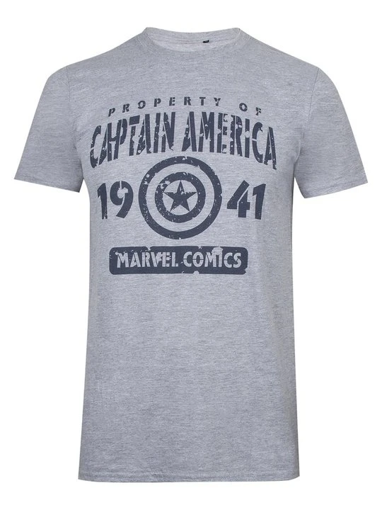 Zdjęcie produktu T-shirt z nadrukiem Marvel szary