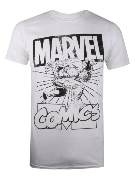 Zdjęcie produktu T-shirt z nadrukiem Marvel biały