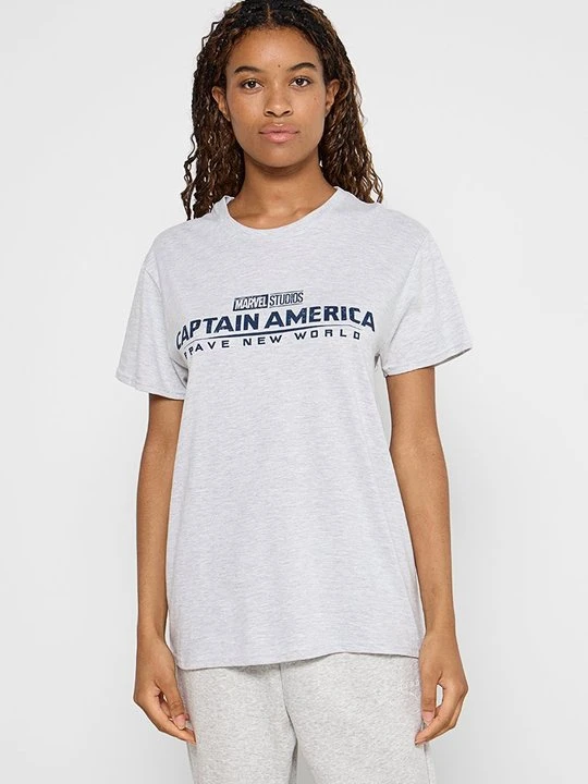 Zdjęcie produktu T-shirt z nadrukiem Marvel szary