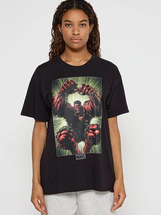 Zdjęcie produktu T-shirt z nadrukiem Marvel czarny