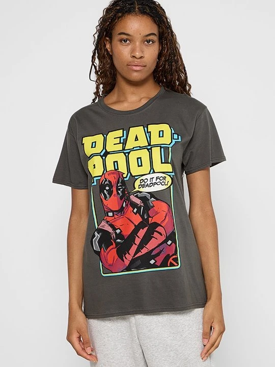Zdjęcie produktu T-shirt z nadrukiem Marvel szary