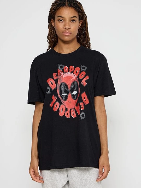 Zdjęcie produktu T-shirt z nadrukiem Marvel czarny