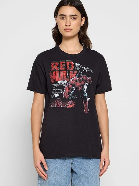 Zdjęcie produktu T-shirt z nadrukiem Marvel czarny