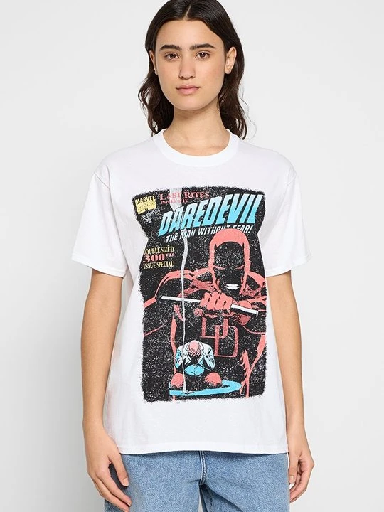 Zdjęcie produktu T-shirt z nadrukiem Marvel biały