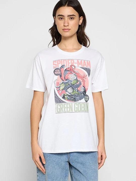Zdjęcie produktu T-shirt z nadrukiem Marvel biały