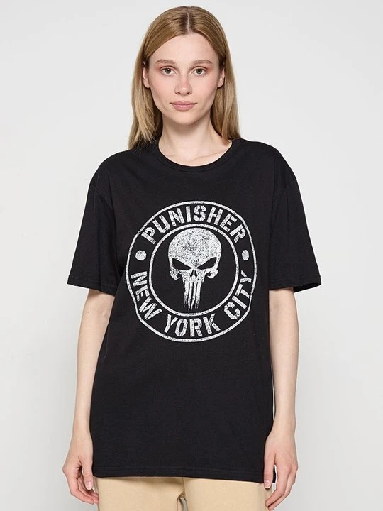 Zdjęcie produktu T-shirt z nadrukiem Marvel czarny